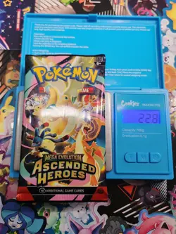 EXTREMELY HEAVY! 22.8g GOD PACKUUU Ascended Heroes Pokemon TCG Booster (SEALED) - Image 1