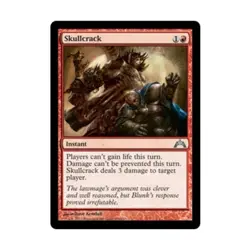 WOTC MtG Gatecrash Skullcrack (U) (Foil) EX - Image 1