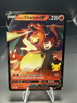 Pokemon TCG Lance's Charizard v SWSH133 Promo Card B - Image 1