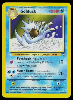 Pokemon Card Legendary Collection Golduck 43/110 Uncommon - Image 1