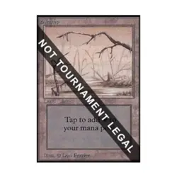 WOTC MtG Collector's Ed Swamp (B) (CE) (L) EX - Image 1