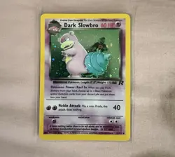Pokemon TCG Dark Slowbro Team Rocket Holo Rare Unlimited - Image 1