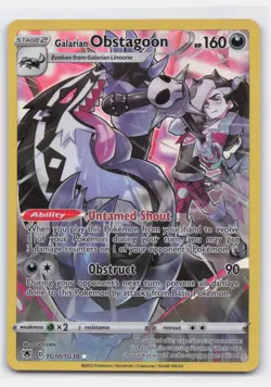 GALARIAN OBSTAGOON TG10/TG30 HOLO ASTRAL RADIANCE TRAINER GALLERY POKEMON - Image 2