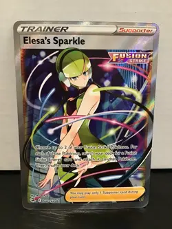 Elesa's Sparkle Full Art 260/264 Ultra Rare Holo Pokemon Fusion Strike - Image 1
