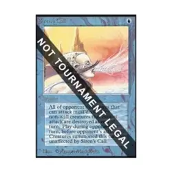 WOTC MtG Collector's Ed Siren's Call (CE) (U) EX - Image 1