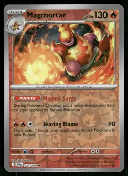 2025 Scarlet & Violet Series - Journey Together Magmortar Rare #21 - Image 1