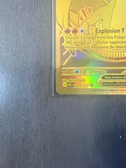 Pokemon Mega Charizard Y EX 294/217 Ascended Heroes Mega Hyper Rare Holo - Image 4