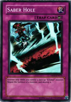 Yugioh Saber Hole ABPF-EN073 Super Rare Unlimited VLP - Image 1