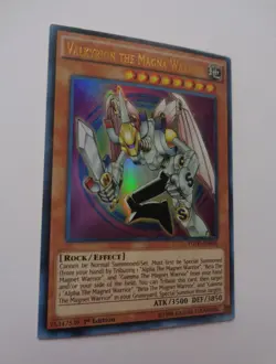 Valkyrion the Magna Warrior YGLD-ENB01 (Ultra Rare, 1st Ed, Lightly Played / LP) - Image 1
