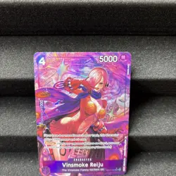 2025 One Piece VINSMOKE REIJU #OP12-063 Legacy Of The Master Alt. Art SR English - Image 2