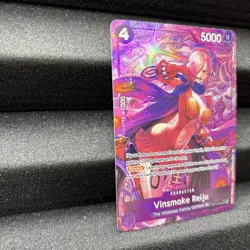 2025 One Piece VINSMOKE REIJU #OP12-063 Legacy Of The Master Alt. Art SR English - Image 4