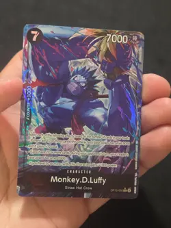 One Piece Adventure on Kami's Island Monkey D Luffy OP15-092 Alternate Alt Art - Image 2
