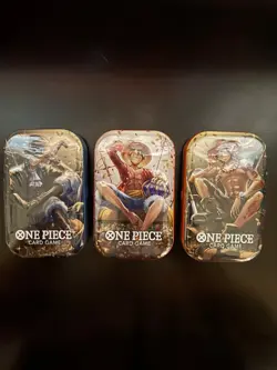 One Piece TCG: Vol 2 Tin Pack - Art Set of 3 TS-02 OP-13 BRAND NEW SEALED - Image 1