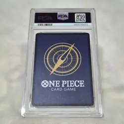 2023 One Piece JP Monkey D. Luffy P-043 Weekly Shonen Jump #36-37 Foil PSA 10 - Image 2