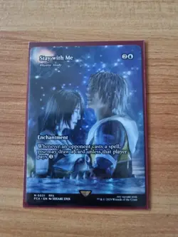 Final Fantasy MTG Stay with Me (Rhystic Study) Non-Foil Card - Image 1