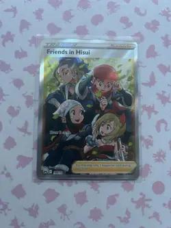 Friends in Hisui Full Art Holo Ultra Rare Card 148/159 Crown Zenith Pokemon NM - Image 1