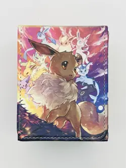 Pokemon Card Deck Box Eeveelution Eevee Sylveon Jolteon Fits 100 Cards - Image 2