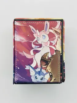 Pokemon Card Deck Box Eeveelution Eevee Sylveon Jolteon Fits 100 Cards - Image 4
