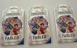 10 Packs of Fabled Disney Lorcana Sleeved Booster Packs (120 cards) - Image 5