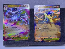 Pokemon MEP DM Holo EX Lot - Mega Charizard X & Mega Charizard Y - 2 Cards - Image 1