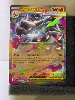 Pokemon MEP DM Holo EX Lot - Mega Charizard X & Mega Charizard Y - 2 Cards - Image 2