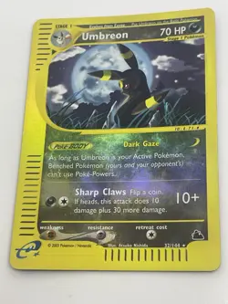 Umbreon 32/144 Reverse Holo Skyridge 2003 Pokemon Card Rare e-Reader WOTC LP - Image 3