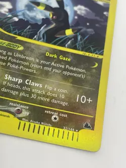 Umbreon 32/144 Reverse Holo Skyridge 2003 Pokemon Card Rare e-Reader WOTC LP - Image 5