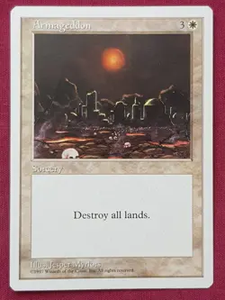 Magic The Gathering 5TH EDITION ARMAGEDDON white card MTG FIFTH - Image 1