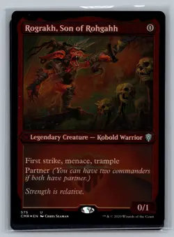 Rograkh, Son of Rohgahh (Foil Etched) Commander Legends #575 Magic MTG - Image 1