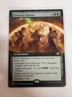 Glorious Sunrise (Extended Art) Innistrad: Crimson Vow #388 Rare - Image 1