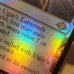 1x Ugin's Labyrinth, Foil, Modern Horizons 3, Magic MTG NM, Foil Issue - Image 3