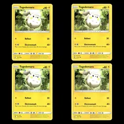 4x Togedemaru SM - Burning Shadows 47/147 MP Pokemon TCG | Buy 10 Get 10 Free - Image 1