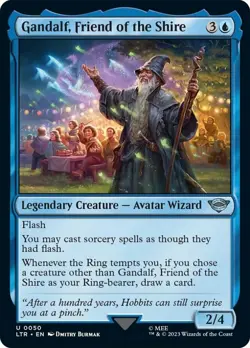 1x Gandalf, Friend of the Shire - Foil MTG The Lord of the Rings: Tales of Middl - Image 1