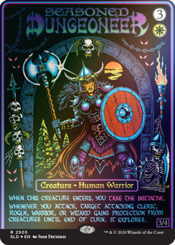 MTG Secret Lair x D&D: Black Lights & Dark Dungeons Foil Edition SEALED - Image 3