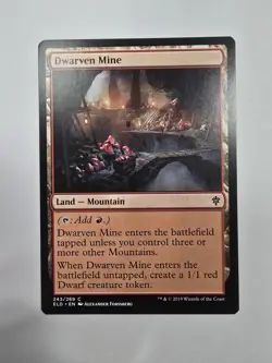 Dwarven Mine Throne of Eldraine Regular Magic The Gathering - Image 1