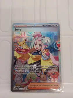 Iono 269/193 Special Illustration Rare Paldea Evolved Pokemon Near Mint - Image 1