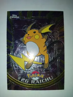 Topps Chrome Pokemon Raichu #26 NM/M - Image 1