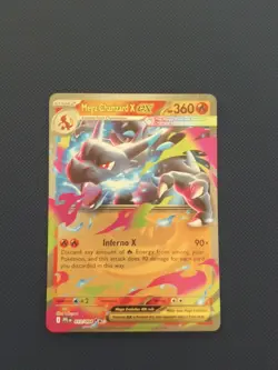 Mega Charizard X EX 013/094 ME02: Phantasmal Flames Pokemon TCG NM - Image 1