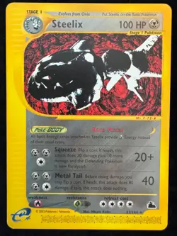 Steelix Non-Holo 31/144 Skyridge E-Series Pokemon TCG Vintage WOTC 2003 LP - Image 1