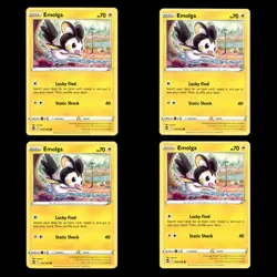 4x Emolga SWSH12: Silver Tempest 054/195 MP Pokemon TCG | Buy 10 Get 10 Free - Image 1