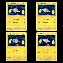 4x Chinchou SWSH12: Silver Tempest 051/195 MP Pokemon TCG | Buy 10 Get 10 Free - Image 1