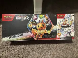 Pokemon Prismatic Evolutions Booster Bundle Surprise Box Promo Cards Eevee - Image 1