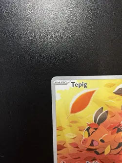 Pokemon TCG Tepig Illustration Rare Card 096/086 Sv: White Flare - Image 3