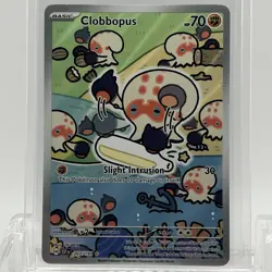 Pokemon TCG Surging Sparks Clobbopus #207/191 Illustration Rare NM- - Image 1