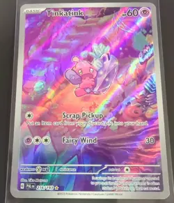 Pokemon TCG Tinkatink Scarlet & Violet Paldea Evolved Holo Card 216/193 - Image 1