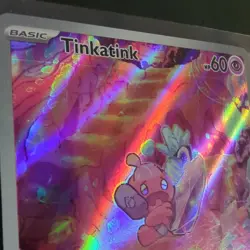 Pokemon TCG Tinkatink Scarlet & Violet Paldea Evolved Holo Card 216/193 - Image 2