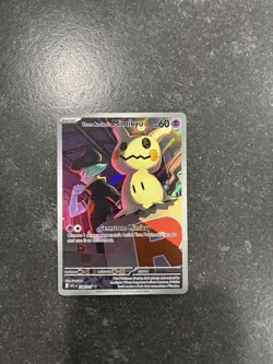 Pokemon Team Rocket's Mimikyu IR Full Art Holo 238/217 Basic Psychic Nintendo 6… - Image 1