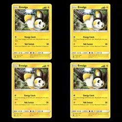 4x Emolga SM - Crimson Invasion 35/111 MP Pokemon TCG | Buy 10 Get 10 Free - Image 1