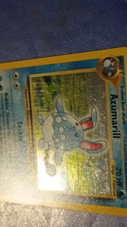 Pokemon TCG Azumarill Holo Rare Unlimited 2/111 Neo Genesis 70 HP English - Image 2