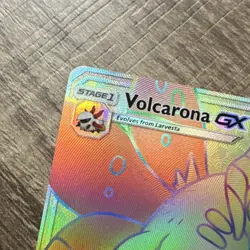 Pokemon Volcarona GX Rainbow Rare Full Art Holo 252/236 Sm-Cosmic Eclipse - Image 5